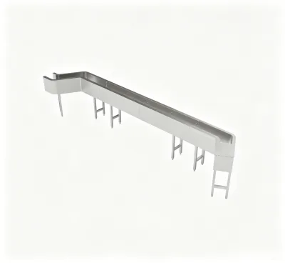 SUS304 Stainless Steel Commercial Food Waste Scrap Sink Compatible with Garbage Disposal, Custom Pre-rinse Residue Basin