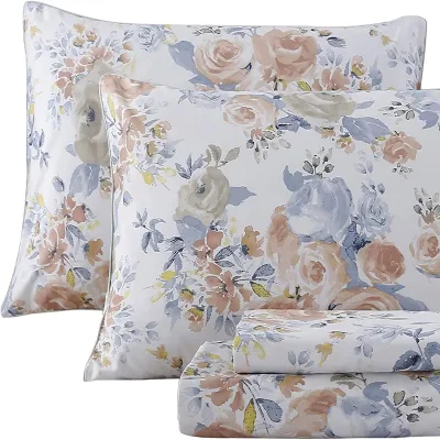 Hot Sale Printed Pattern High Quality Microfiber Bedding Sheet Sets for Bedroom