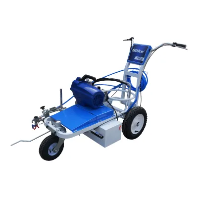 Battery Opeperated Striping Paint Machine Easy Maintenance Road Marking Device Road Marking Equipment