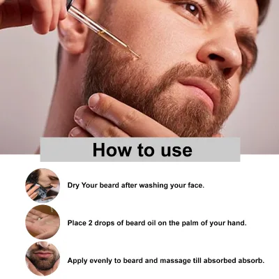 Custom Logo Best Beard Growth Oil Repair Beard Oil Anti Beard Loss Regrowth Treatment Original Manufacture OEM