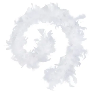 40g 2 Yards Turkey Feather Boa for Adult Women Costume Accessory Dress up Party Favors Turkey Feather Boa