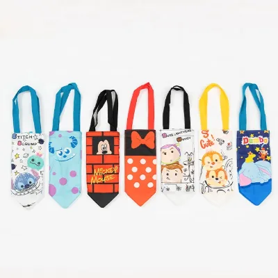 Stylish and Versatile Drawing Reusable Sleeve Bag Custom Logo Coffe Cup Carriers & Sleeves Tote Bags