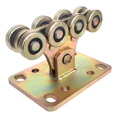 400KGS Cantilever Gate Wheels for Iron Gates 10 ft Gate Rail Cantilever Gate 8 Sheave Sets
