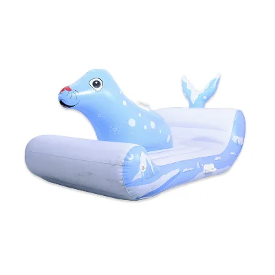 Sea Lion Single Inflatable Snow Tube - Durable & Fun Snow Tube for Winter Fun, Kids & Adults