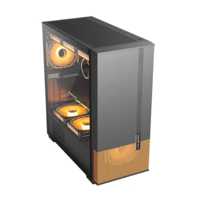 High efficiency pc gaming case proactive silent case pc tempered glass pc tower Gaming Hardware Gabinete Casing Mid case pc