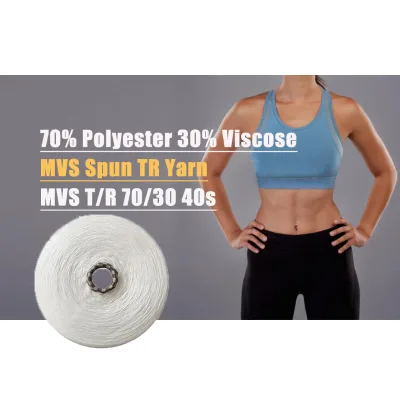 Custom Workout Bra and Leggings Set 100% Viscose Rayon Yarn 30S & 40S MVS Spun Viscose Yarn