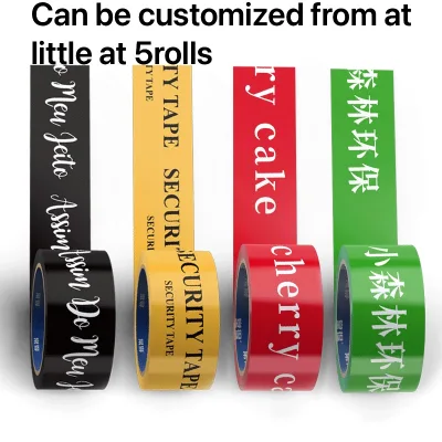 Custom Adhesive Tape OPP Super Clear Tape Box Sealing Crystal Tape 10 Rolls Customization Accept FAST Delivery