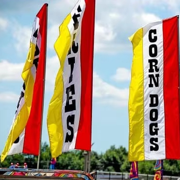 Advertising Pennant Flag Banner Large Custom Flags and Banners Printed Hand Sewn Custom Banner Flag
