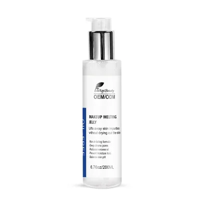 Private Label No Tear Plant Enzyme Formula Oil Free Non Rinse Daily Eye Face Lip Makeup Remover for Sensitive Dry Skin
