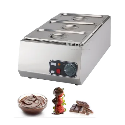 Stainless Steel Electric Commercial Food Warmer Chocolate Temper Big Tank Chocolate Melting Pot for Melting and Heating