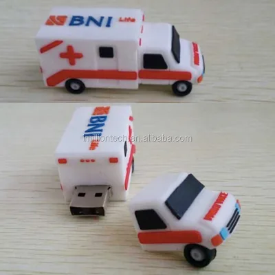 3d Ambulance Lorry Design Usb Flash Pen Drivers 32gb 16gb 8gb