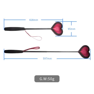 Heart Style Reversible Spanking Paddle Sexy Female Toys Bondage Paddle for Couple Game