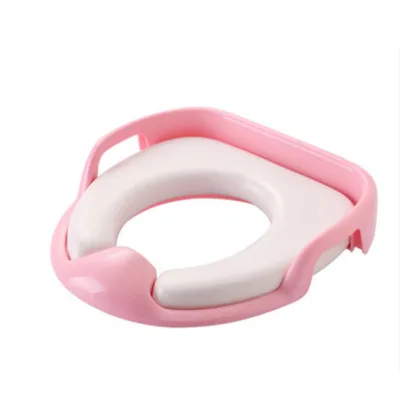 Multicolor Kids Potty Training Potty Seat Folding Baby Toilet Seat with Hard and Soft Pad Option for Children of All Ages