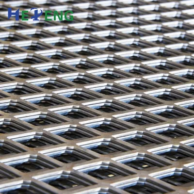 Decorative Aluminum Galvanized Iron Wire Expanded Perforated Metal Diamond Wire Mesh Sheet Catwalk for Screening or Security