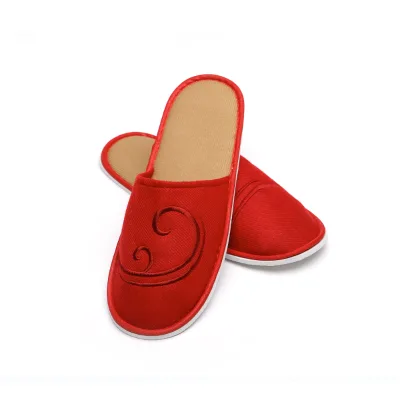Custom Hotel Slippers Hotel Accessories Cotton Cloth Disposable Hotel Slippers for Sale