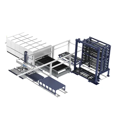 Panel Board and Door Stacker Machine + Loading Machine Transfer Conveyor Heavy Duty Truss Gantry Palletizer Material Handing