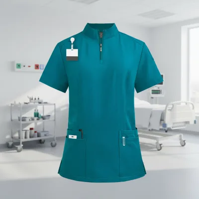 Hot Sale Wholesale High Quality Custom logo Lightweight Breathable Soft Jogger Medical Scrub Set for Women Men Hospital Uniform