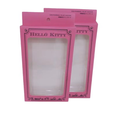 Transparent 2026 New Rigid Window Box Packaging with Windows Matt Lamination Embossing UV Coating Elegant Design