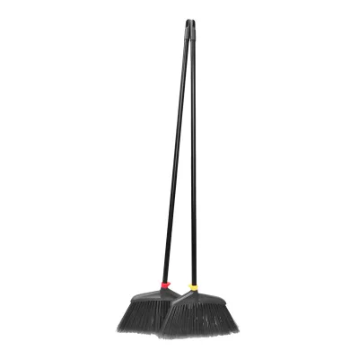 Household Eco-friendly Plastic Handle Broomstick and Dustpan Set with Aluminum Broomstick and Bristle Head Cleaning Tool