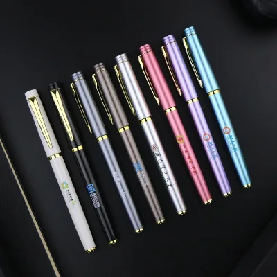 Custom Logo 0.5mm Black Plastic Gel Pen with Exclusive Design Explore a World of Color