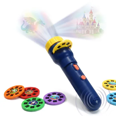 Innovative Voice Prompting Projector Torch with Personalized Audio & Reels for Kids STEM Learning