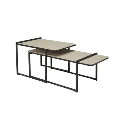 Modern melamine coffee table set living room furniture