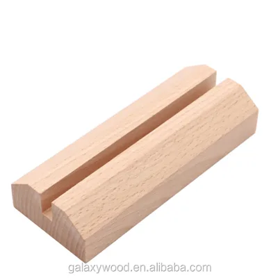 Custom Wood Table Numbers Display Place Card Holder Stands Wooden Stand Display