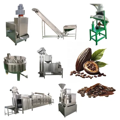 Large Cocoa Powder Processing Machines / Package for Cocoa Powder / Cocoa Bean Processing Production Line