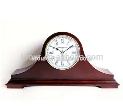 Keshi High Quality Solid Wood Mantel Clock with Westminster Chime Factory Direct Square Pattern