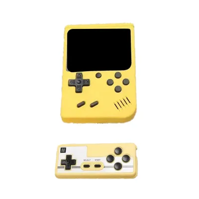 Game Console With Handle Includes 500 Games AV Output 3 Inch HD Screen / Color Screen Dual Player Controller Handheld