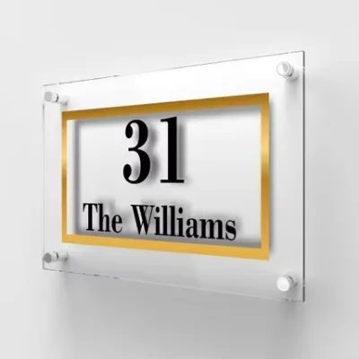 Custom Thick Door Name Plate, Acrylic Nameplates, Laser Cut Name Plate, Custom Door Name Plates, Sign Plate, Custom Door Signs