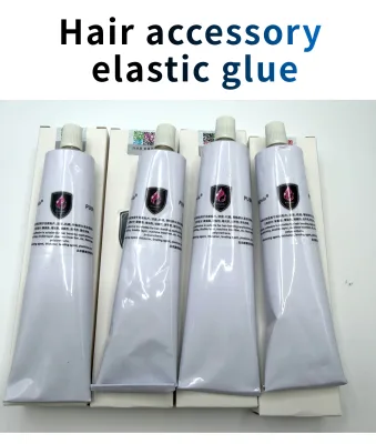 100ML Hair Curtain Hair Extension PU Elasticity Rubber Tube Packaging Synthetic Hair Extension Making Adhesive Hair Tools