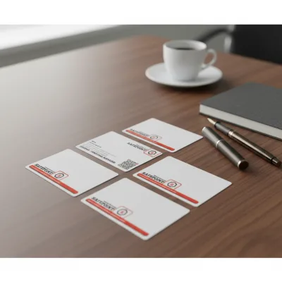 High End Corporate Stationery Featuring Luxurious Art Paper for Distinguished Business Communication and Brand Image