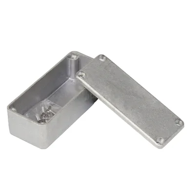 1590A 92x38x31mm Diecast Aluminum Stomp Box Case Unfinished Metal Guitar Pedal Enclosure for Guitar Effect DIY