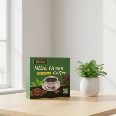 OEM Wholesale Slim Green Coffee Natural Herbal Extract Weight Management Support Private Label Instant Coffee Bag 0 Sugar Bags