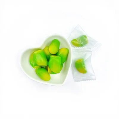OEM Peel Gummie Different Flavors of Jam Filled Multivitamin Gummy Juicy Sweet Fudge Jelly Ball Shape Creative Pop Gummie
