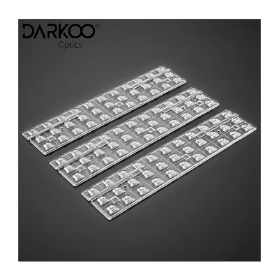 Modules Lens For Lamp Reflector Optics Antiglare Pc Led Linear Reflector Set Grille Resseced Lights Line Beam Optic Mould Lens