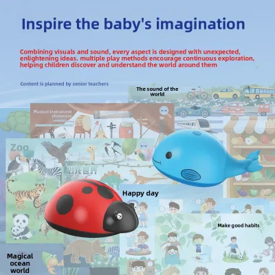 Educational Toy Reading Pen Doudou Elf AI Intelligent Q&A Children's Learning Plastic Rechargeable Battery Gift Box