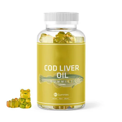 Wholesale Bestseller Vegan Cod Liver Oil Gummy with Omega-3,EPA & DHA for Adults to Support Eye Health & Help Improve Memory