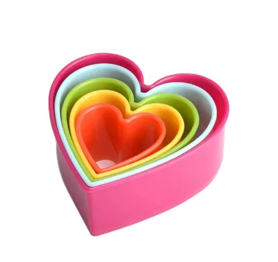 Baking Cookie Tool Valentine's Heart Shaped Cake Moose Ring Cookie Cutter Set