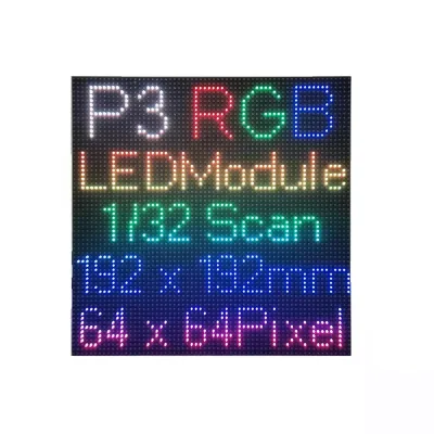 P3 Led Indoor RGB SMD LED Matrix 192*192mm Led Screen Module Board 64x64 Pixels High Resolution P3 Led Sign Led Panel