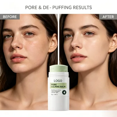 OEM Private Label Zinc PCA Adenosine Pore Minimizing Calming Soothing Cooling De Puffing Korean Skin Care Face Multi Balm Stick