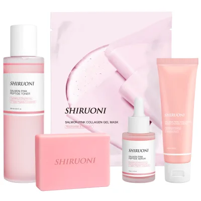 Wholesale Skin Care Hydrating Moisturizing Face Mask Korean Salmon Cream Salmon Serum Kit