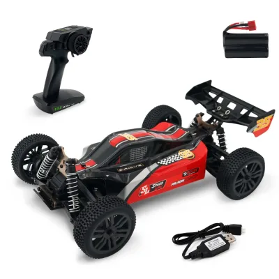 JJRC Q126 1:10 Scale RC Buggy 48KM/H+ 4-Channel Radio Control Toy 100M Range Ready-to-Go Electric Car for Indoor/Outdoor