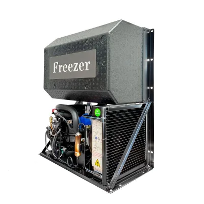 Wall Mounted Cold Storage Monoblock Unit Integrated Refrigeration Unit With Embraco Compressor Mini Walk in Cooler Freezer