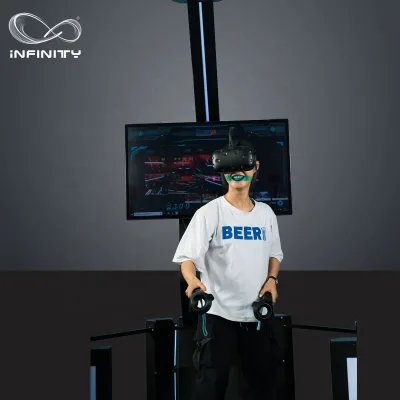 2022 Newest High Technology Vr Game Machine Virtual Reality Shooting Game VR Walking Space Gaming Cockpit
