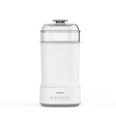 AOV Smart Electric 8-Bottle BPA Free CE Certified Portable Baby Milk Bottle Sterilizer & Dryer for 0-12 Months Print Pattern