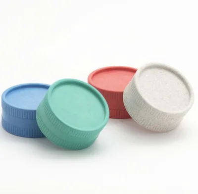 New Arrival Custom 2-Layer Plastic Dry Herb Grinder Simple Style Tobacco Miller Grinder