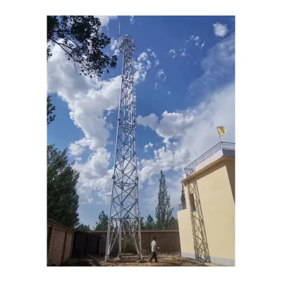 High Quality Self-supporting Galvanized Steel Observation Tower Quality Surveillance Tower Made of Angle Steel