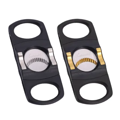 Portable Large Stainless Steel Cuban Serrated Cigar Cutter Smooth and Sharp Safe and Durable Not Easy to Corrode for Smoking